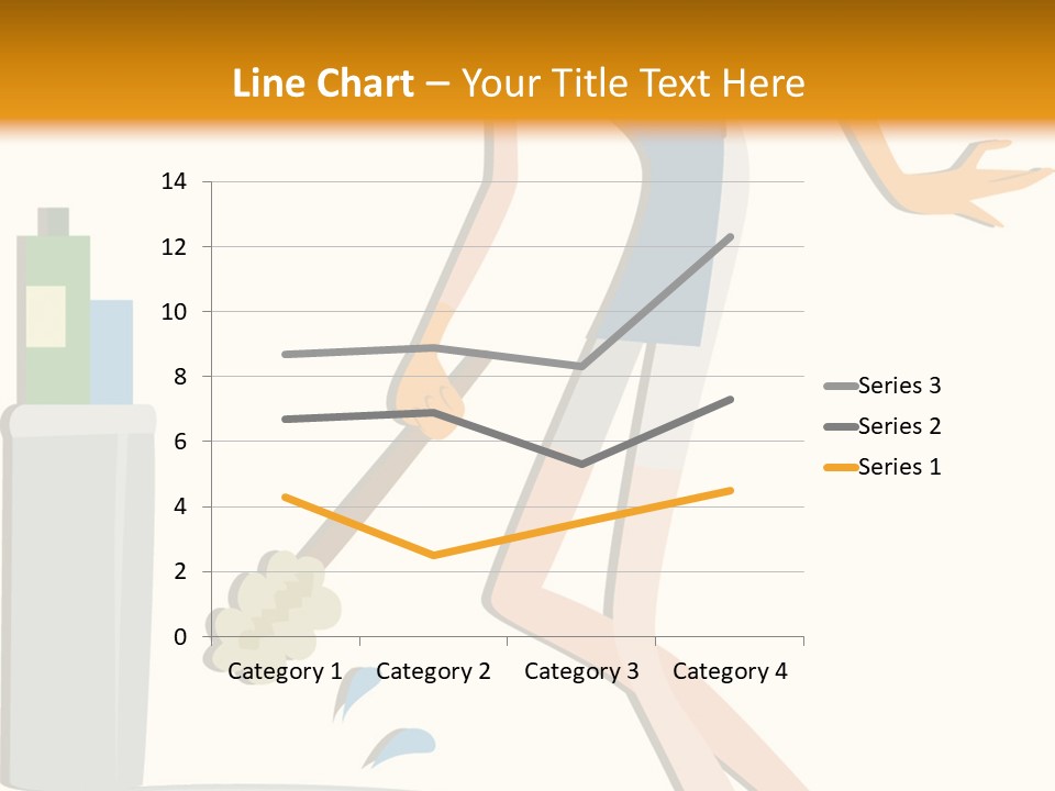 Cleaning Toilet Bowl - Vector Stock Vector Illustration: PowerPoint Template