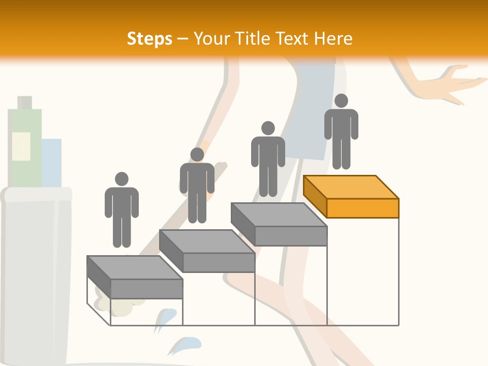 Cleaning Toilet Bowl - Vector Stock Vector Illustration: PowerPoint Template