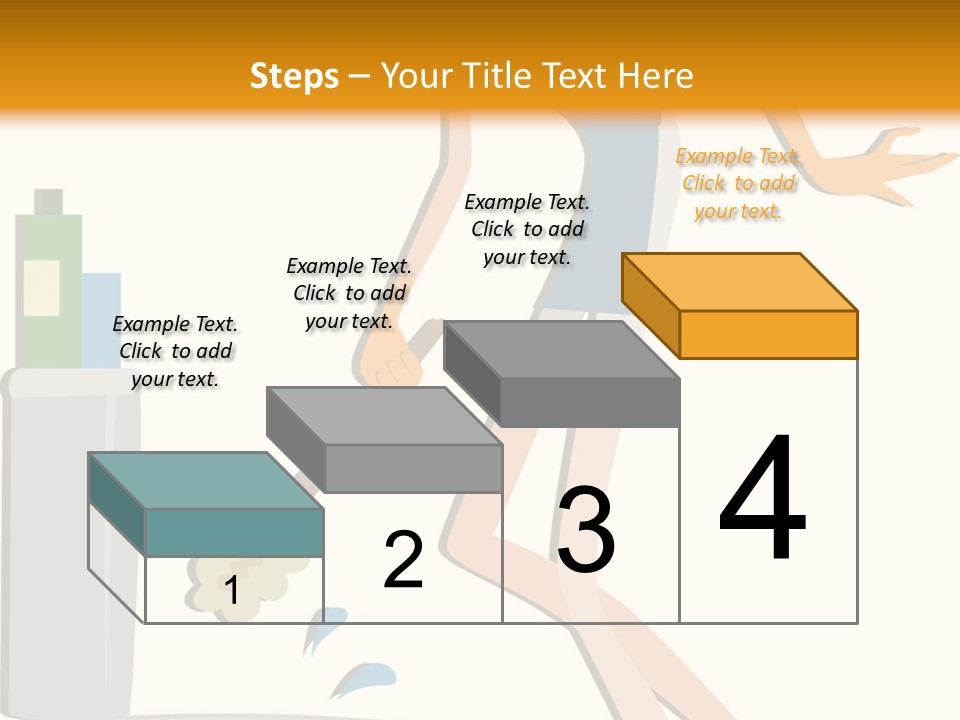 Cleaning Toilet Bowl - Vector Stock Vector Illustration: PowerPoint Template