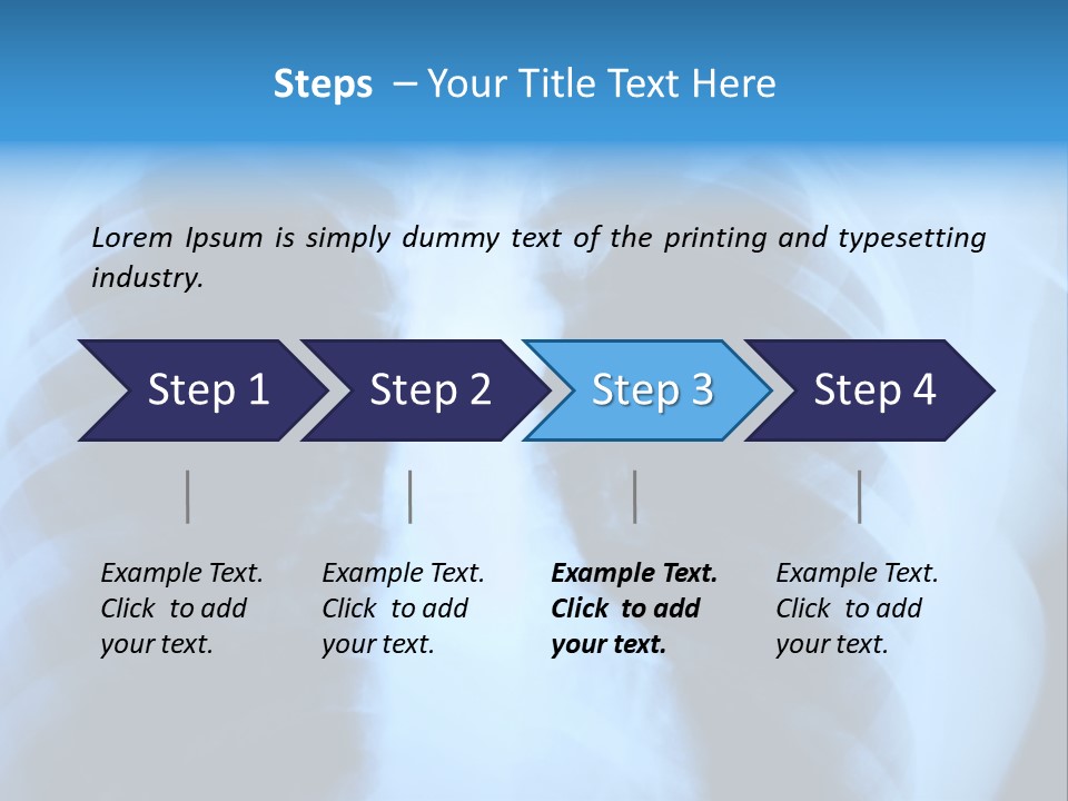 A Radiograph Of Human Body Is In Black And White Tones PowerPoint Template