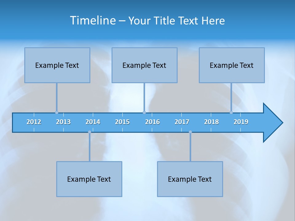A Radiograph Of Human Body Is In Black And White Tones PowerPoint Template