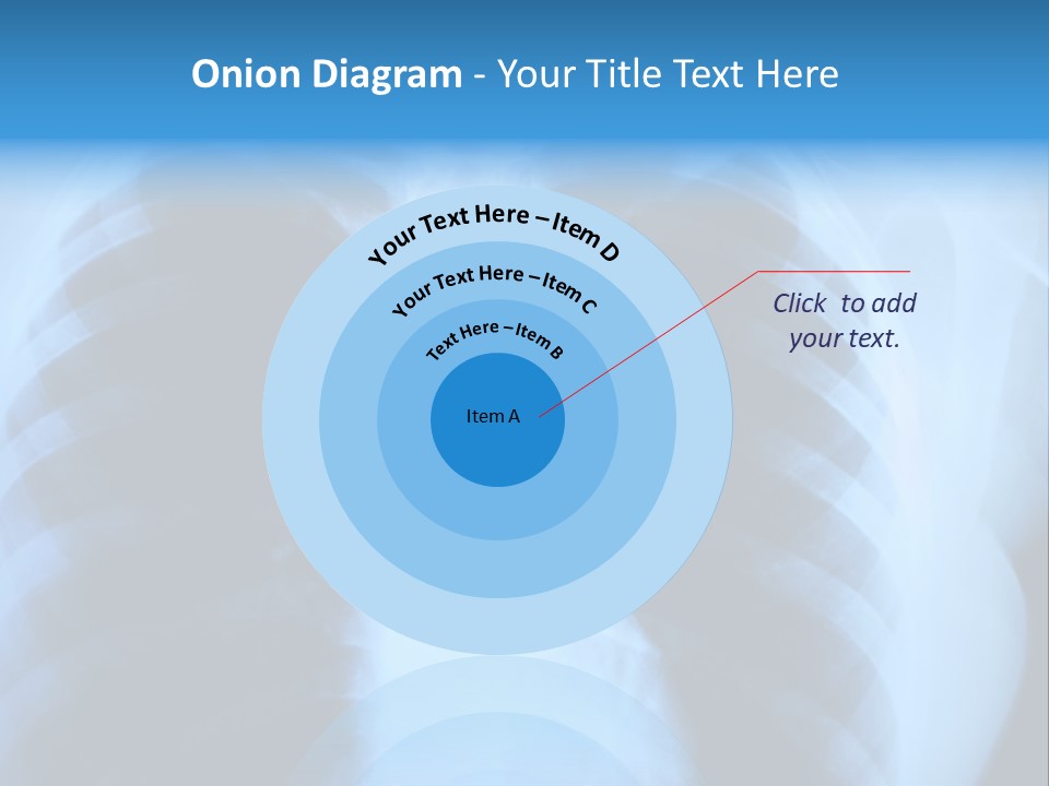 A Radiograph Of Human Body Is In Black And White Tones PowerPoint Template