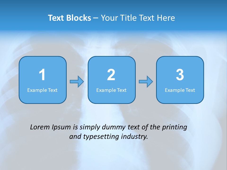 A Radiograph Of Human Body Is In Black And White Tones PowerPoint Template