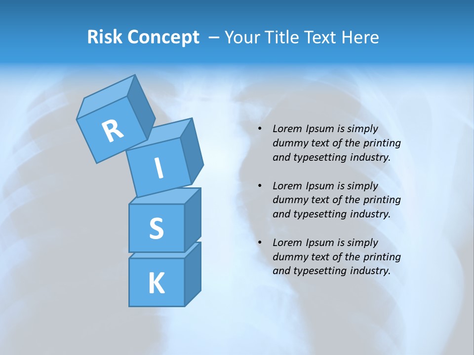 A Radiograph Of Human Body Is In Black And White Tones PowerPoint Template