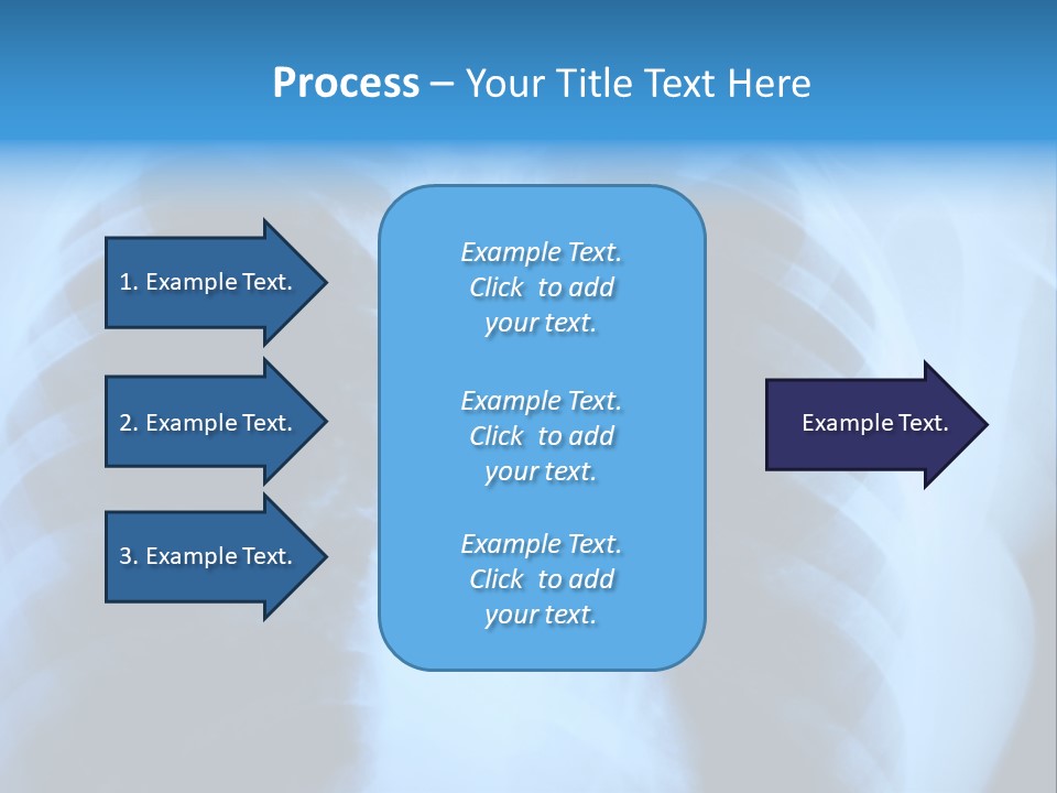 A Radiograph Of Human Body Is In Black And White Tones PowerPoint Template