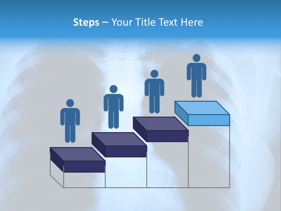 A Radiograph Of Human Body Is In Black And White Tones PowerPoint Template