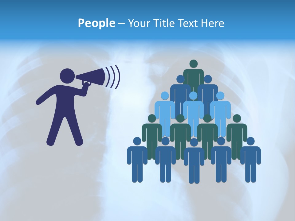 A Radiograph Of Human Body Is In Black And White Tones PowerPoint Template