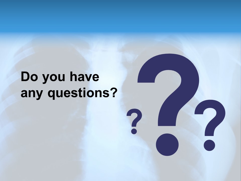 A Radiograph Of Human Body Is In Black And White Tones PowerPoint Template