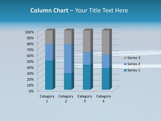 Flying Airplane PowerPoint Template