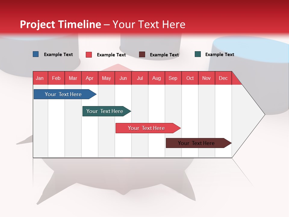 White Lorry With Green Trailer On The Highway Over Blue Cloudy Sky PowerPoint Template