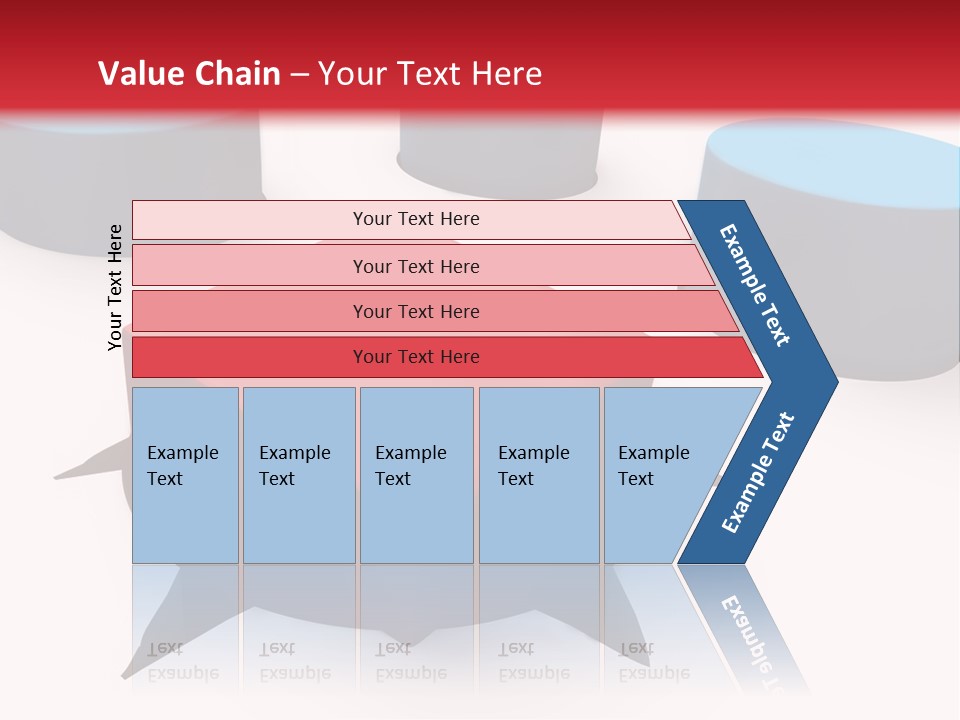 White Lorry With Green Trailer On The Highway Over Blue Cloudy Sky PowerPoint Template