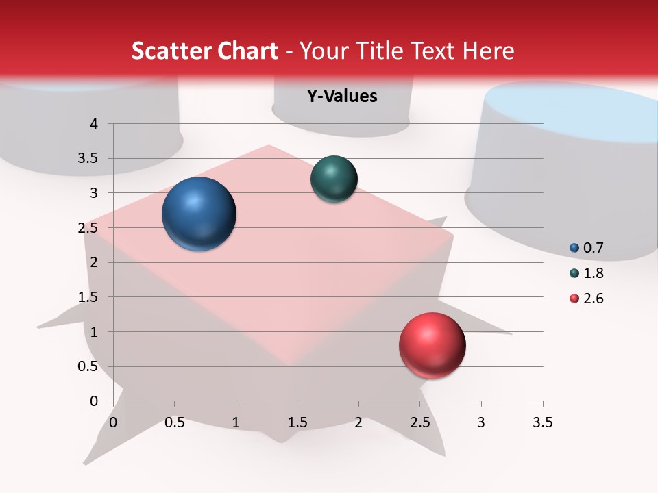 White Lorry With Green Trailer On The Highway Over Blue Cloudy Sky PowerPoint Template