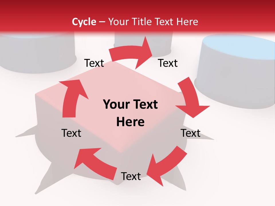White Lorry With Green Trailer On The Highway Over Blue Cloudy Sky PowerPoint Template