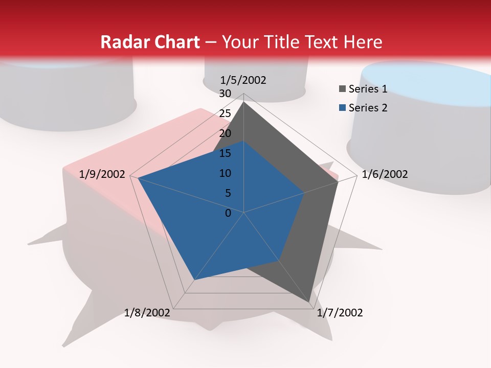 White Lorry With Green Trailer On The Highway Over Blue Cloudy Sky PowerPoint Template