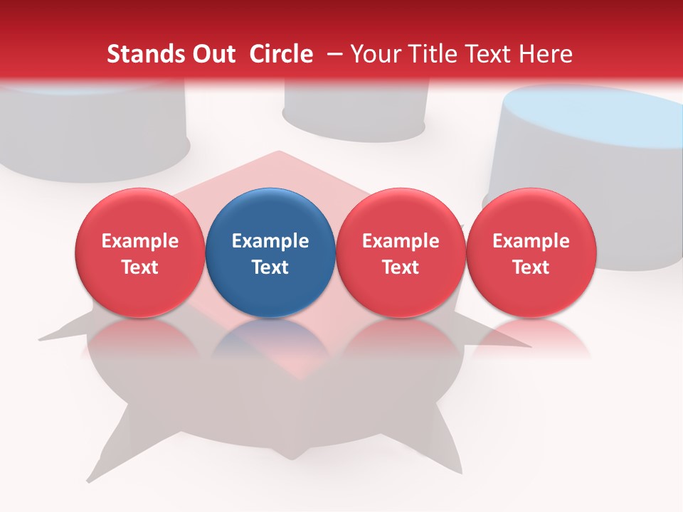 White Lorry With Green Trailer On The Highway Over Blue Cloudy Sky PowerPoint Template