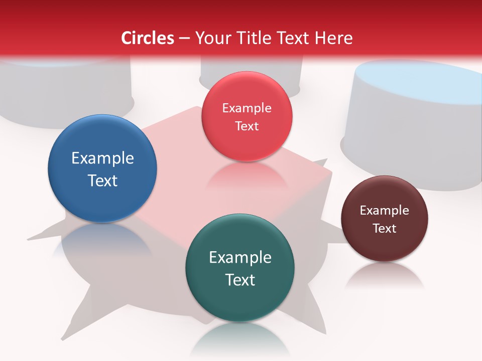 White Lorry With Green Trailer On The Highway Over Blue Cloudy Sky PowerPoint Template