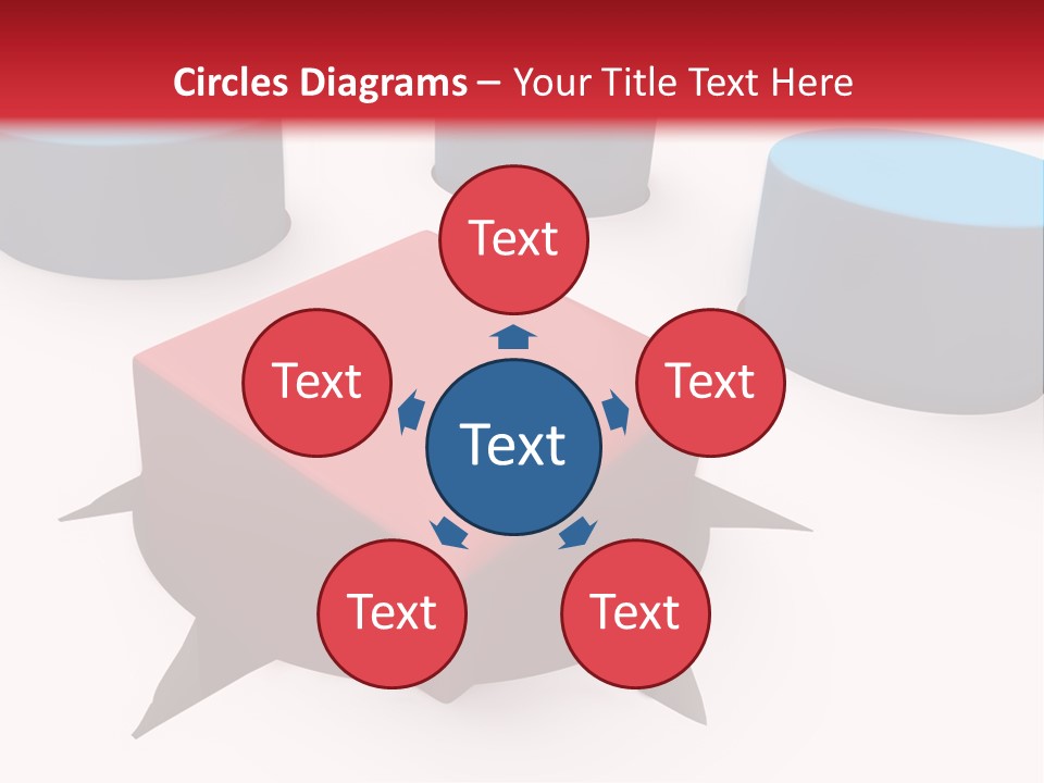 White Lorry With Green Trailer On The Highway Over Blue Cloudy Sky PowerPoint Template