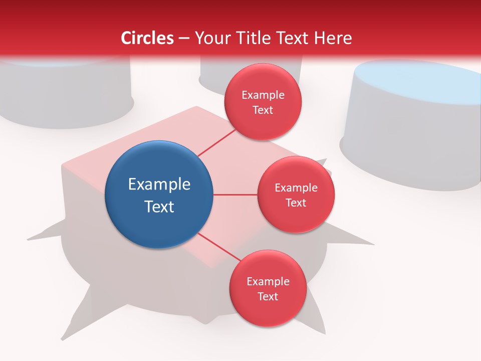 White Lorry With Green Trailer On The Highway Over Blue Cloudy Sky PowerPoint Template