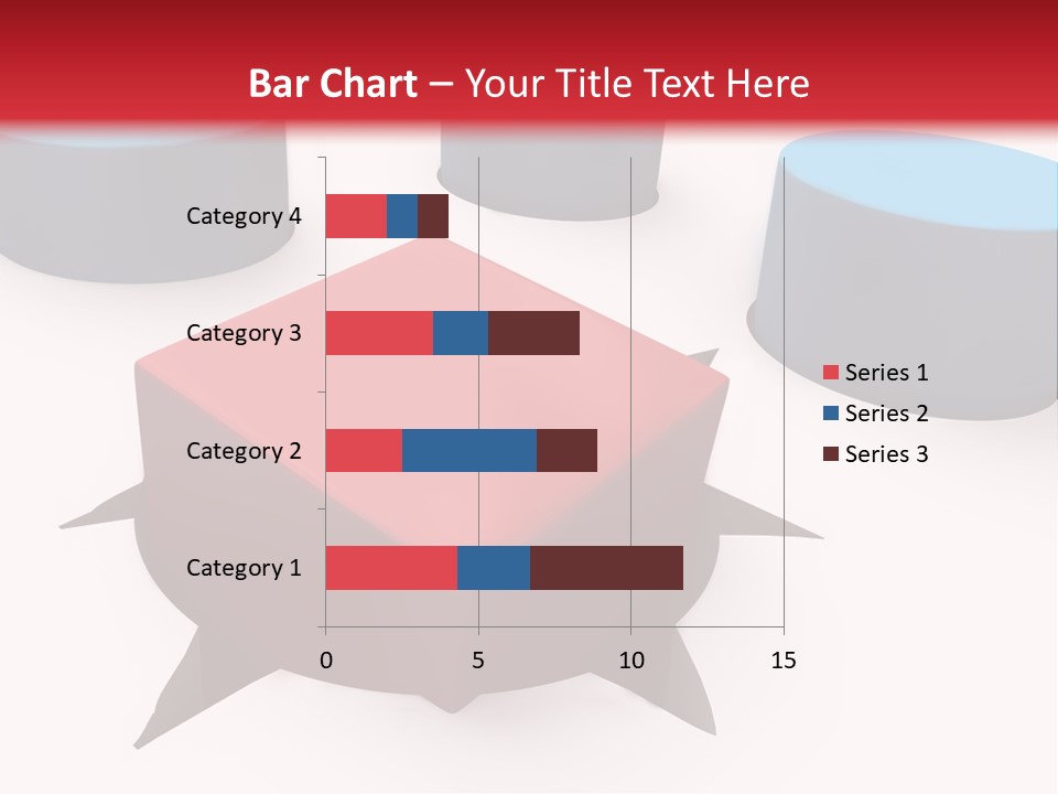 White Lorry With Green Trailer On The Highway Over Blue Cloudy Sky PowerPoint Template