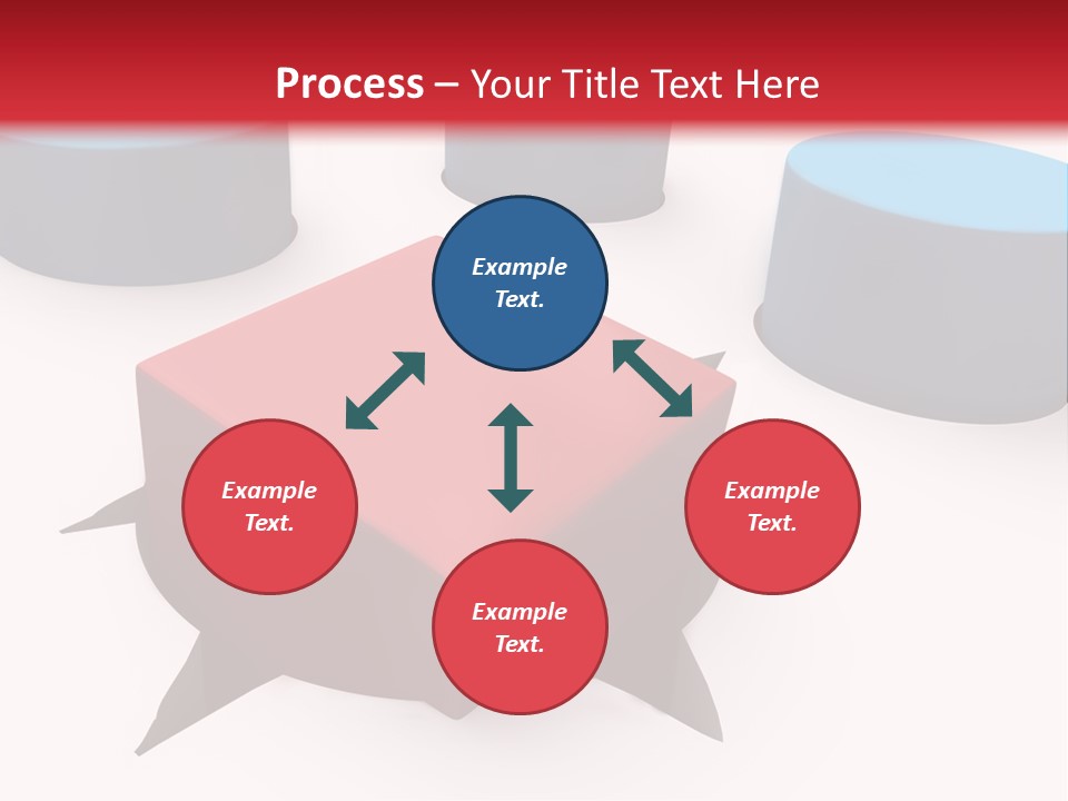 White Lorry With Green Trailer On The Highway Over Blue Cloudy Sky PowerPoint Template