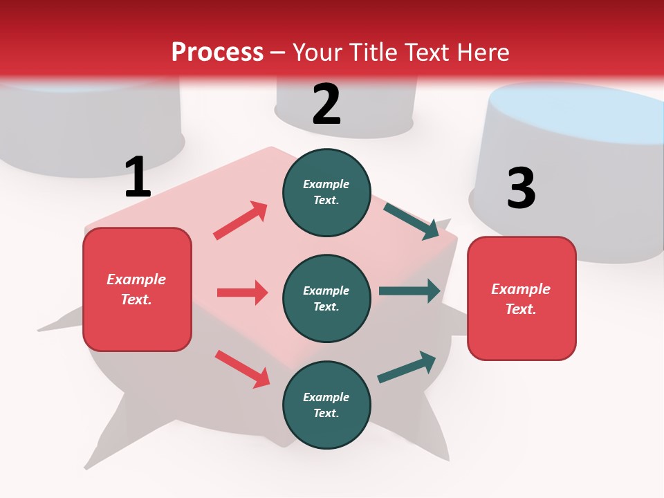 White Lorry With Green Trailer On The Highway Over Blue Cloudy Sky PowerPoint Template