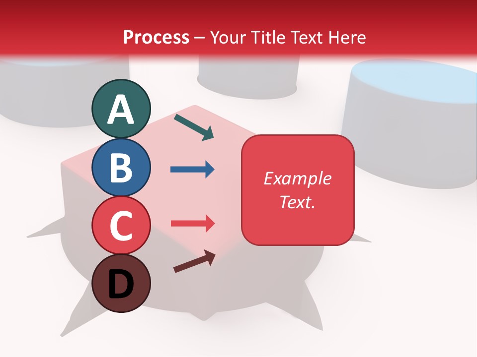White Lorry With Green Trailer On The Highway Over Blue Cloudy Sky PowerPoint Template