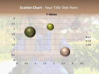 Senior Woman In A Wheelchair With Her Granddaughter PowerPoint Template