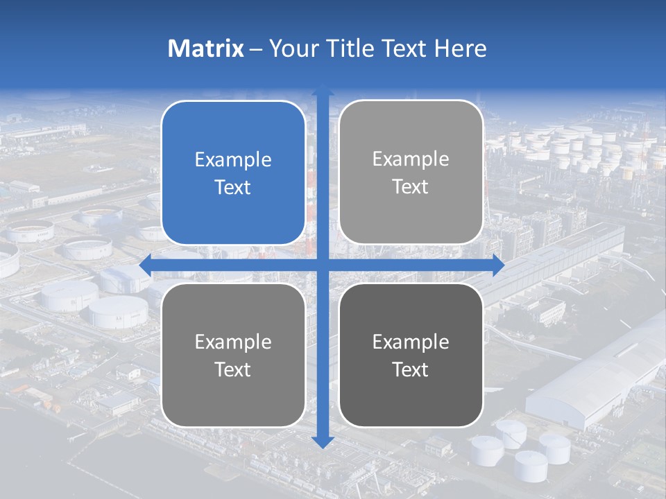 Luxury Beautiful Swimming Pool With Blue Water PowerPoint Template