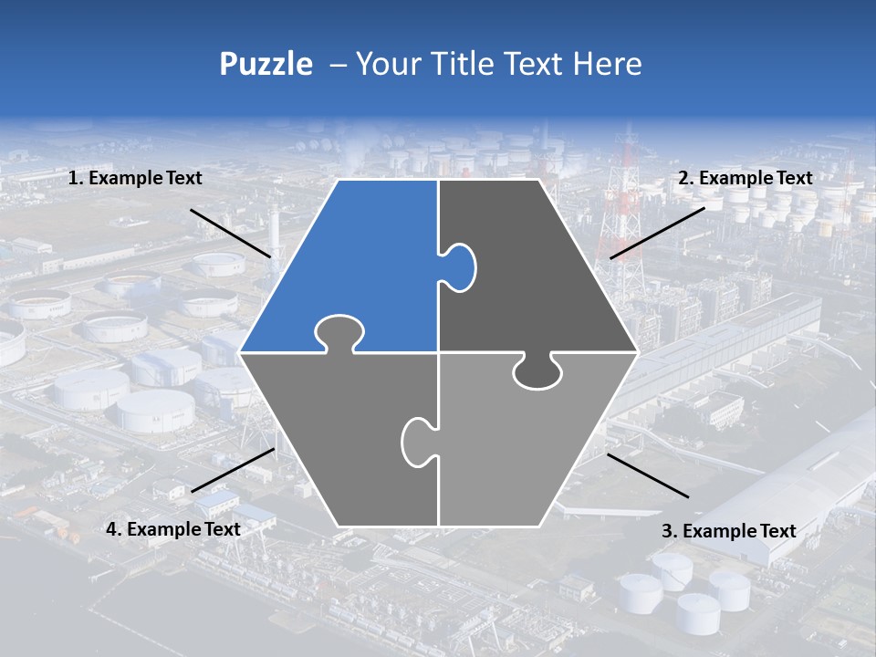 Luxury Beautiful Swimming Pool With Blue Water PowerPoint Template