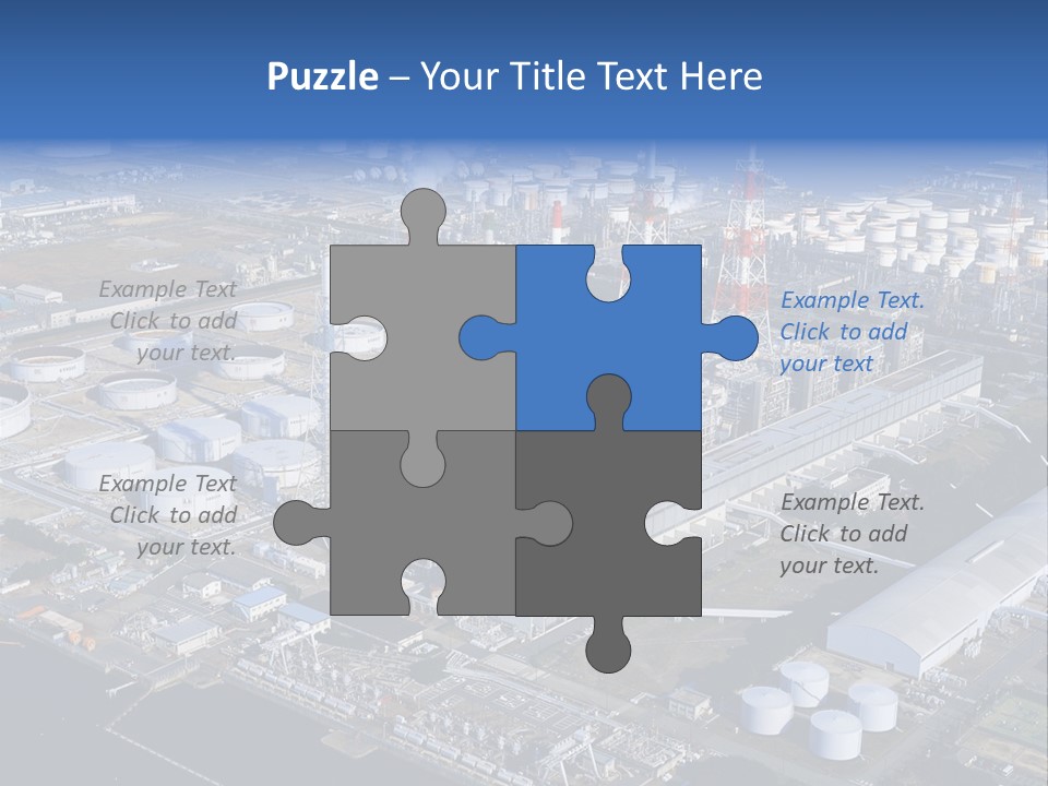 Luxury Beautiful Swimming Pool With Blue Water PowerPoint Template