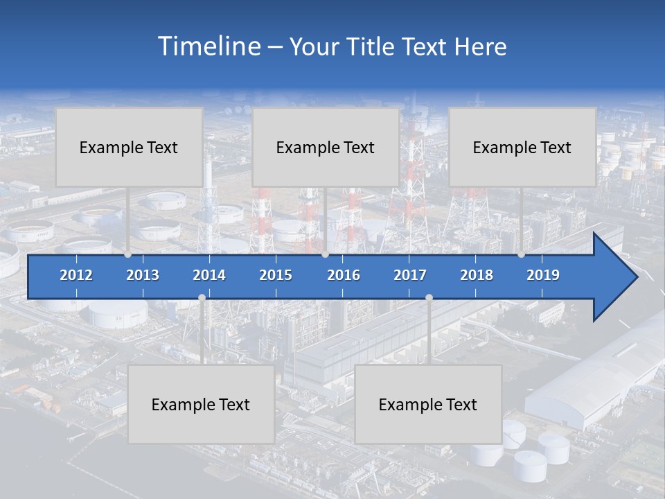 Luxury Beautiful Swimming Pool With Blue Water PowerPoint Template