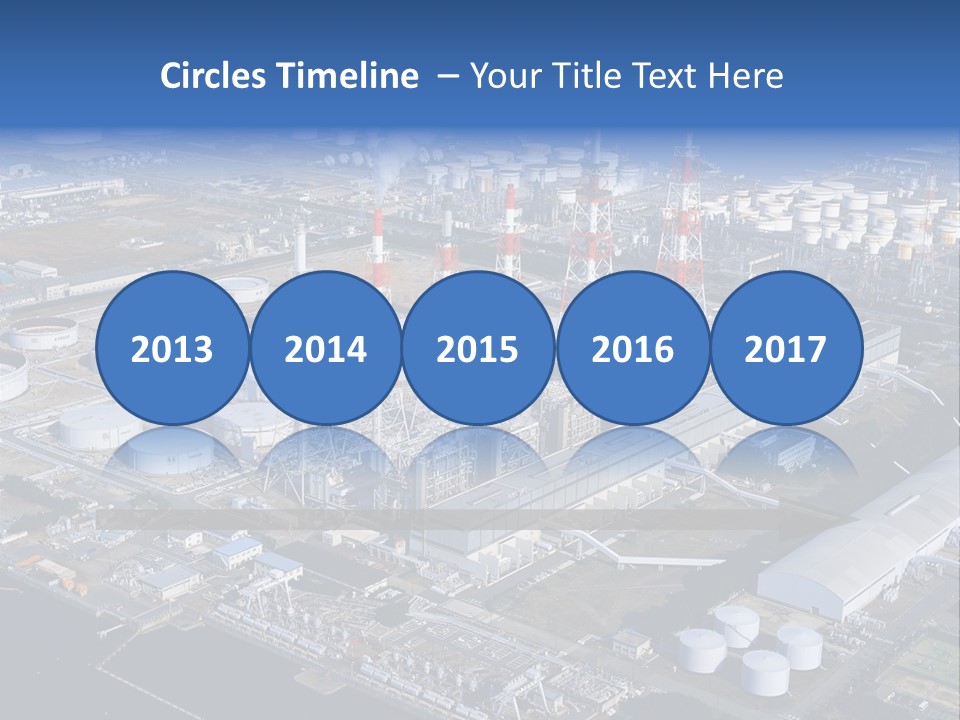 Luxury Beautiful Swimming Pool With Blue Water PowerPoint Template