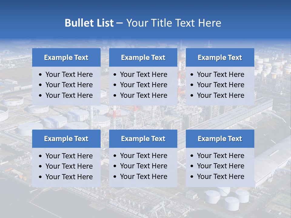 Luxury Beautiful Swimming Pool With Blue Water PowerPoint Template