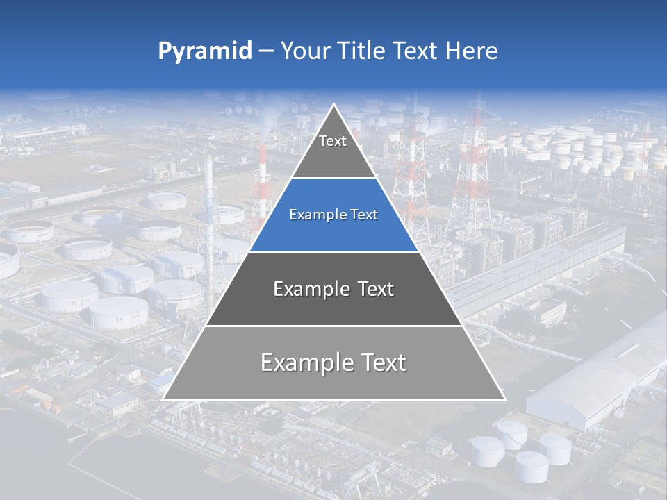 Luxury Beautiful Swimming Pool With Blue Water PowerPoint Template