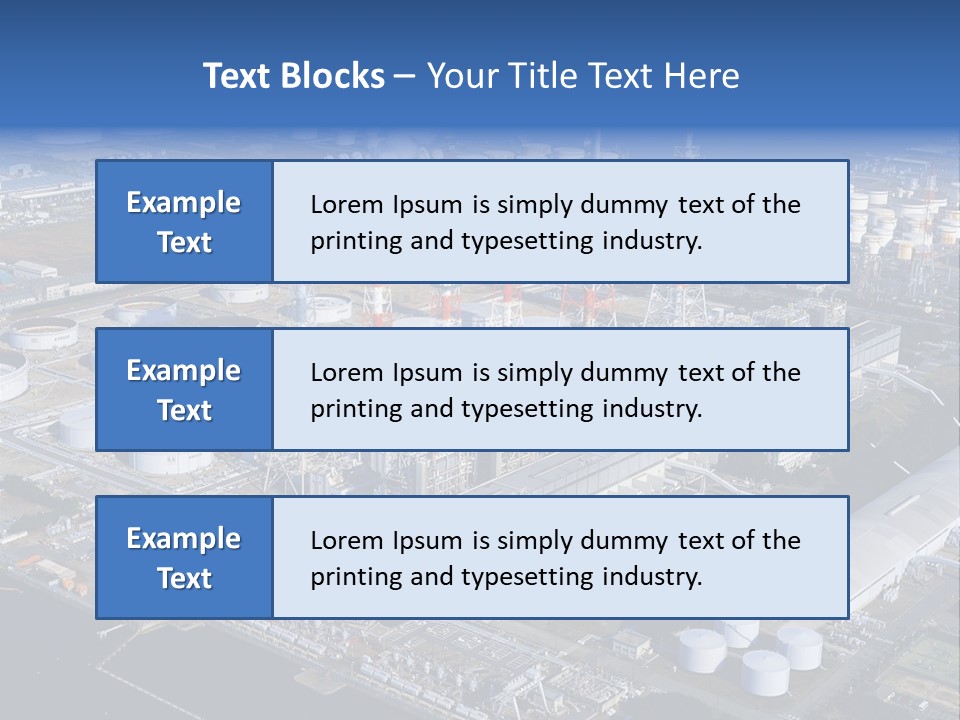 Luxury Beautiful Swimming Pool With Blue Water PowerPoint Template