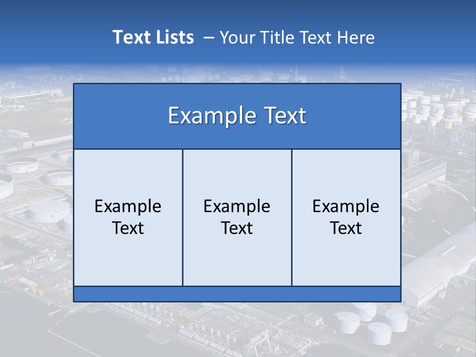 Luxury Beautiful Swimming Pool With Blue Water PowerPoint Template