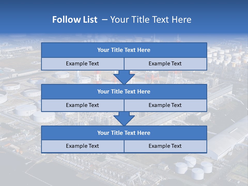 Luxury Beautiful Swimming Pool With Blue Water PowerPoint Template