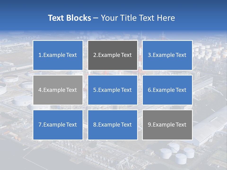 Luxury Beautiful Swimming Pool With Blue Water PowerPoint Template