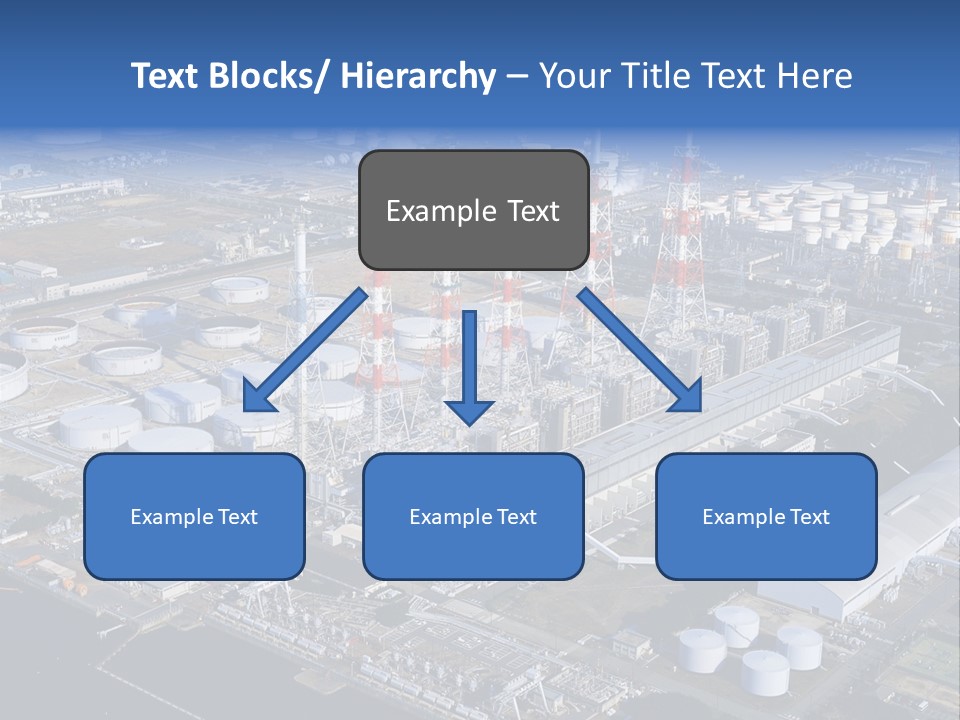 Luxury Beautiful Swimming Pool With Blue Water PowerPoint Template