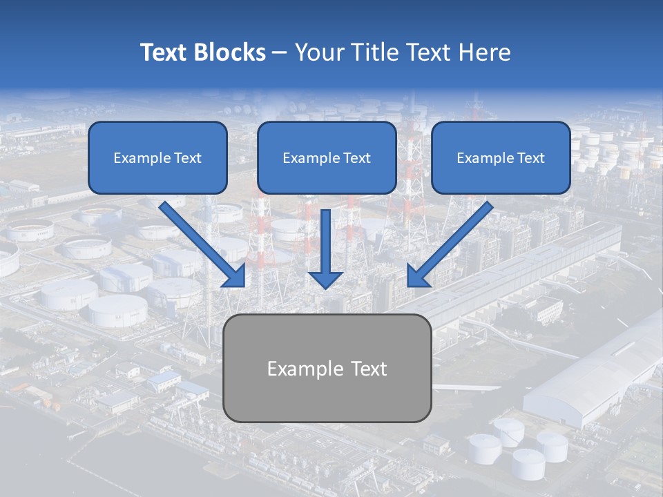 Luxury Beautiful Swimming Pool With Blue Water PowerPoint Template