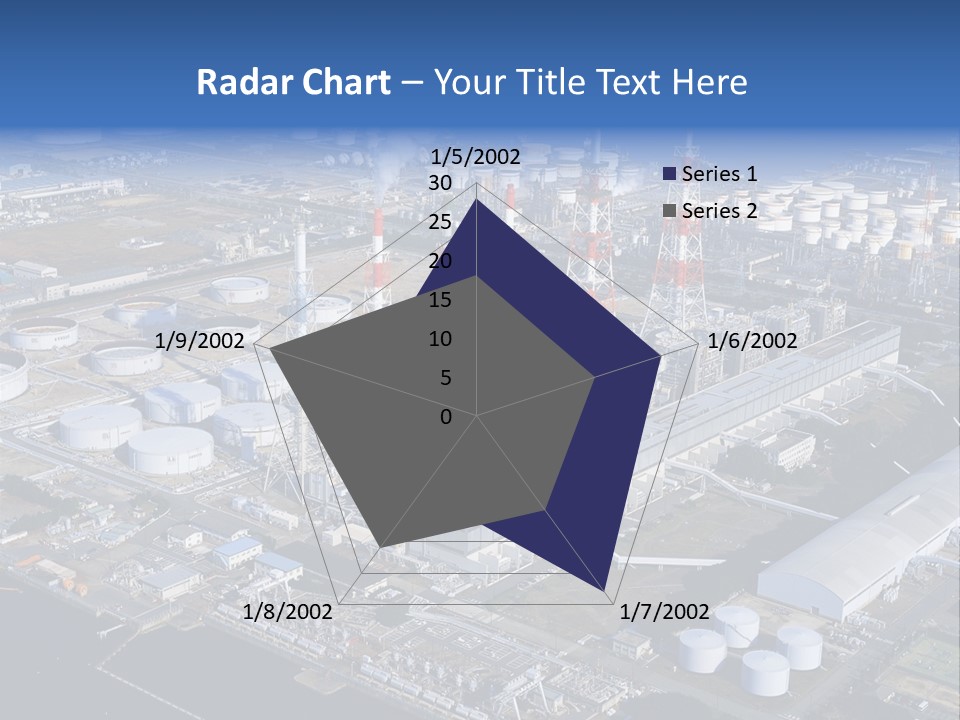 Luxury Beautiful Swimming Pool With Blue Water PowerPoint Template