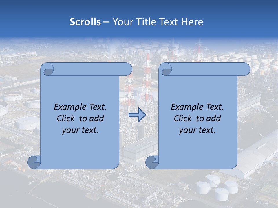 Luxury Beautiful Swimming Pool With Blue Water PowerPoint Template