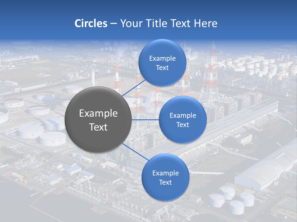 Luxury Beautiful Swimming Pool With Blue Water PowerPoint Template