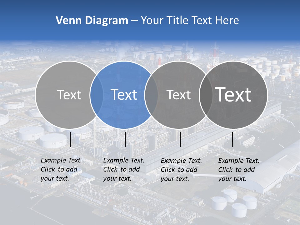 Luxury Beautiful Swimming Pool With Blue Water PowerPoint Template