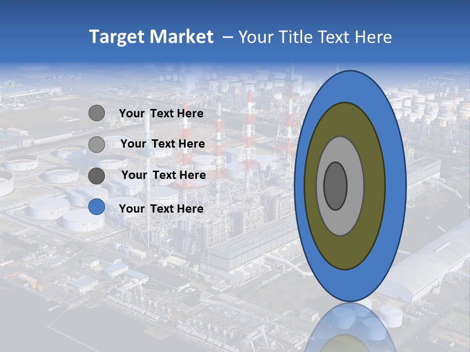 Luxury Beautiful Swimming Pool With Blue Water PowerPoint Template