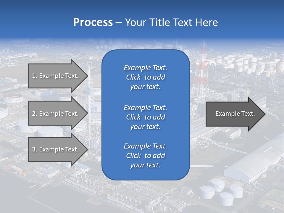 Luxury Beautiful Swimming Pool With Blue Water PowerPoint Template