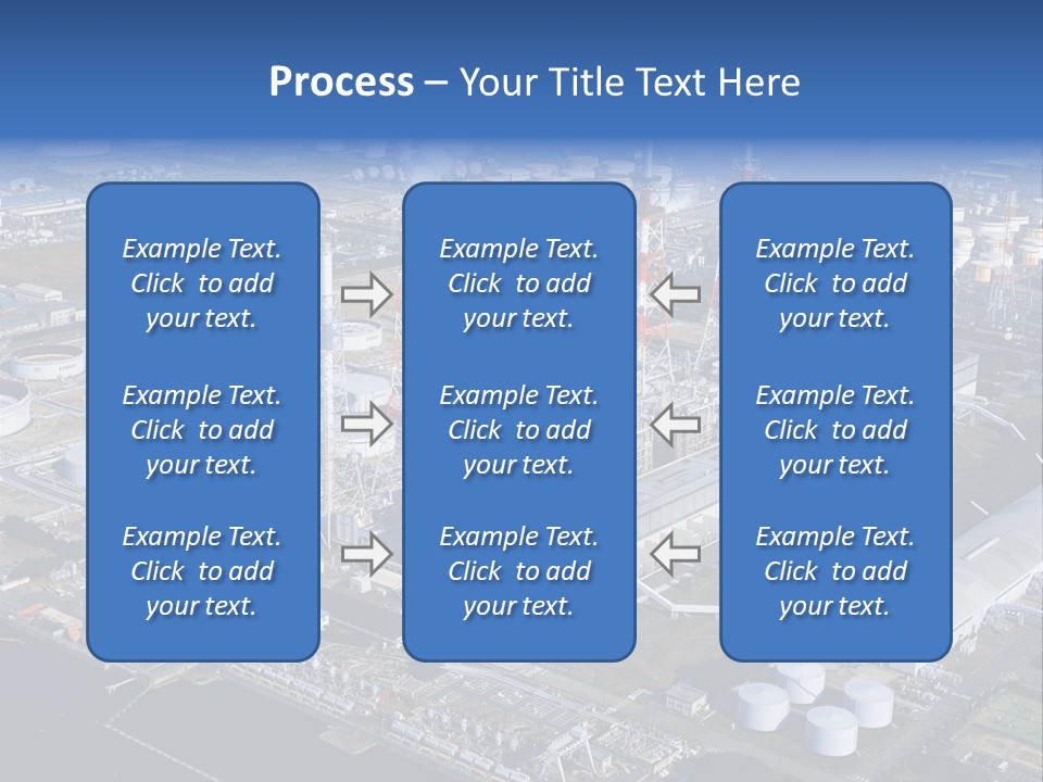 Luxury Beautiful Swimming Pool With Blue Water PowerPoint Template