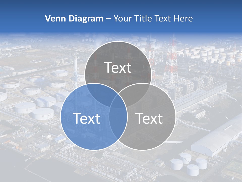 Luxury Beautiful Swimming Pool With Blue Water PowerPoint Template