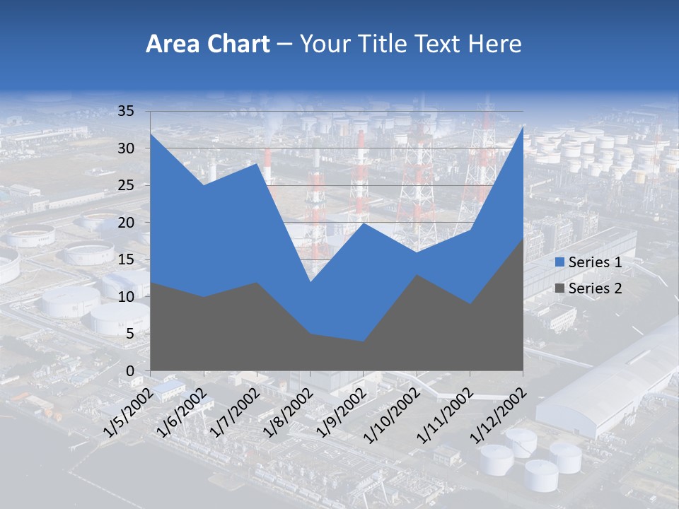 Luxury Beautiful Swimming Pool With Blue Water PowerPoint Template