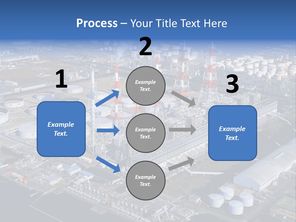 Luxury Beautiful Swimming Pool With Blue Water PowerPoint Template